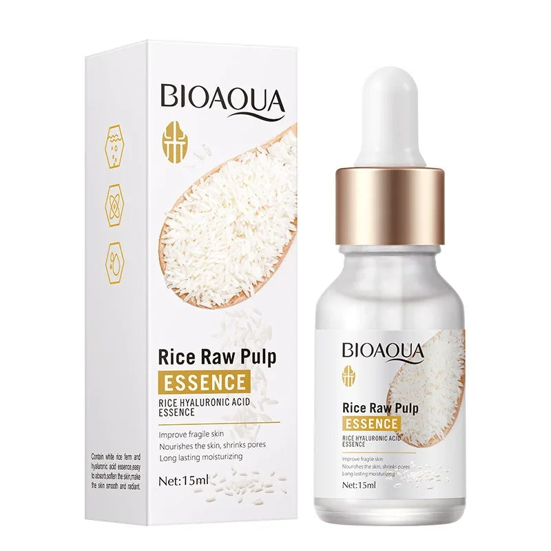 BIOAOUA Rice Puree – Limpiador Facial con Extracto de Arroz Reduce arrugas | Suaviza la piel | Mejora la textura | Hidrata | Nutre | Limpia profundamente