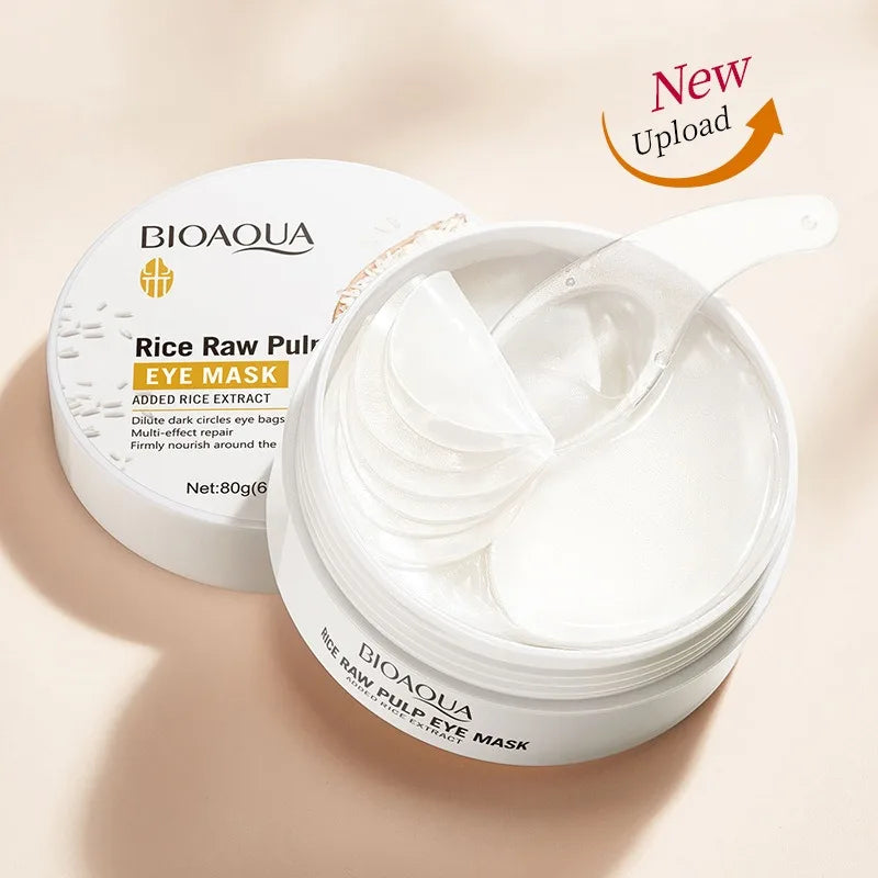 BIOAOUA Rice Puree – Limpiador Facial con Extracto de Arroz Reduce arrugas | Suaviza la piel | Mejora la textura | Hidrata | Nutre | Limpia profundamente